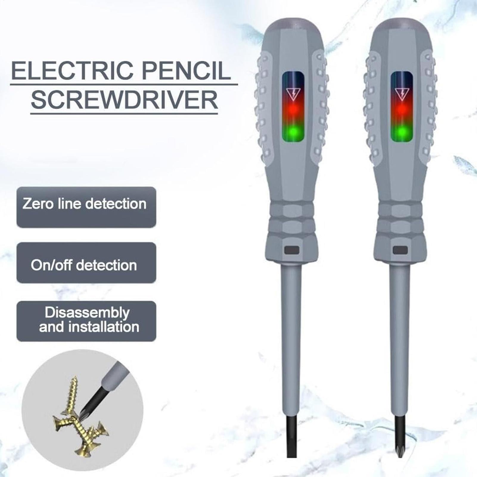 Stud Finder Magnetic - Screwdriver Electricity Detector 2-in-1 Voltage Test