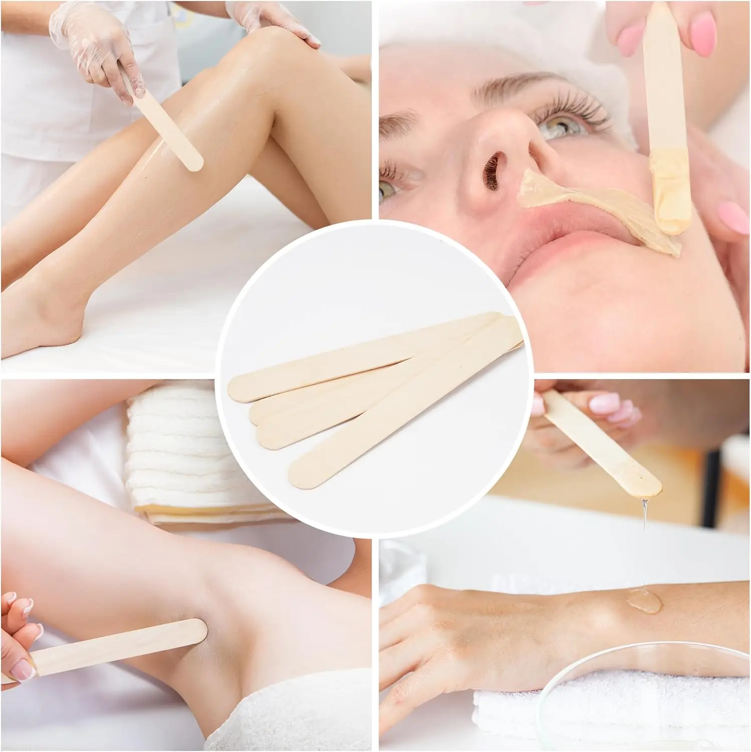 200/100/50/5pcs Tattoo Waxing  - Wood Filler Stick review and price